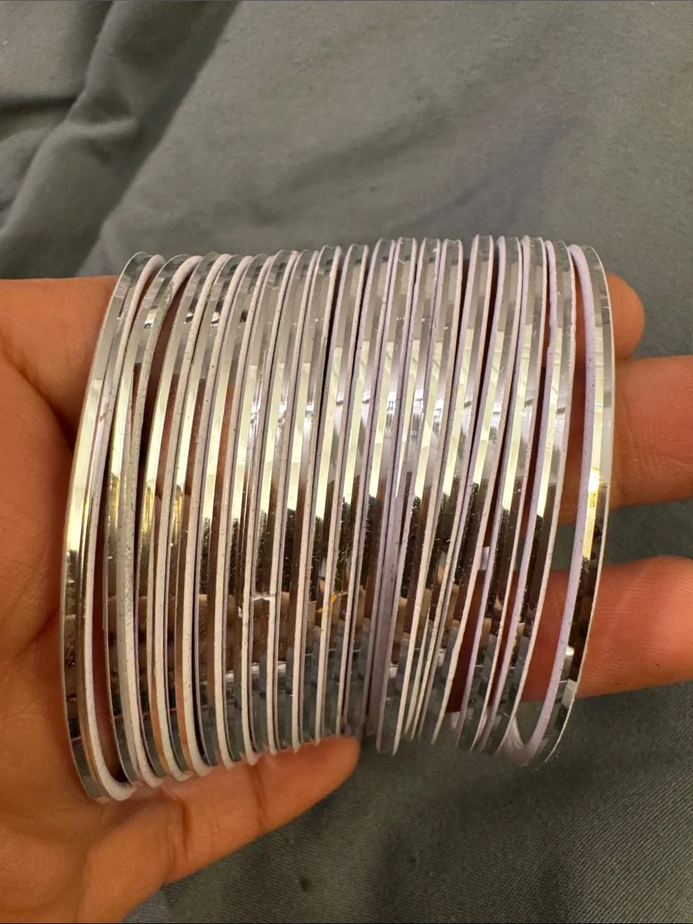 Designers Originals Silver Multi-Bangle Bracelet Set